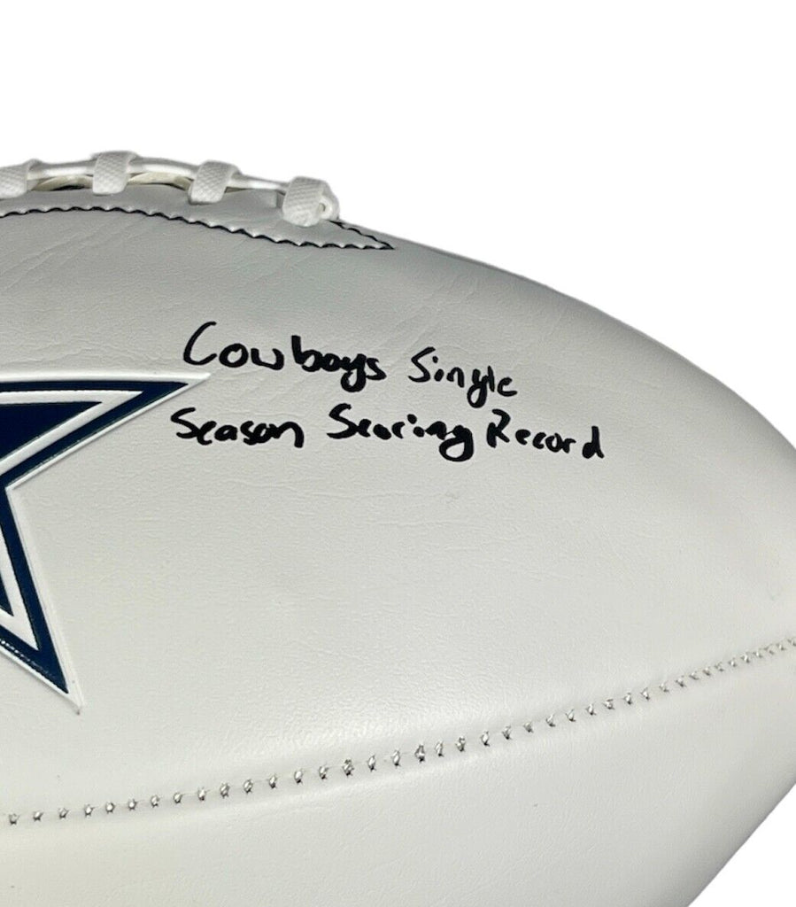 Brandon Aubrey Signed Auto Cowboys Football w/ Scoring Record Beckett BAS COA