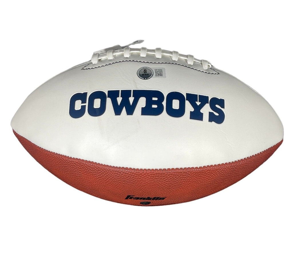 Brandon Aubrey Signed Auto Cowboys Football w/ Scoring Record Beckett BAS COA